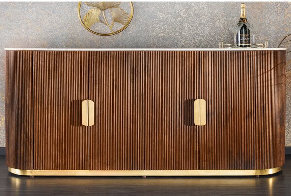 Massive home | Komoda Gatsby 180cm mramor/masiv mango 43617