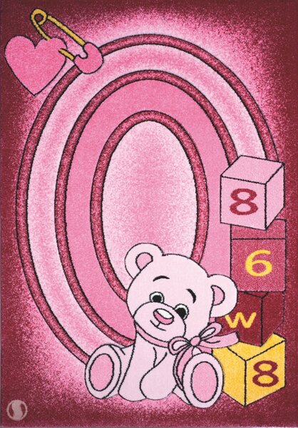 Kusový koberec Toys C126 Pink - 133x195 cm