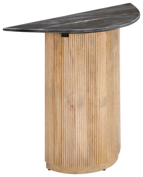 KONZOLOVÝ STOLEK, mangové dřevo, přírodní barvy, černá, 100/76/40 cm Livetastic - Konzolové stolky, Online Only