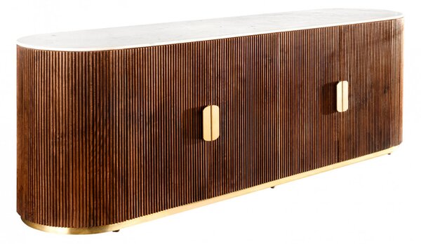 Massive home | Komoda Gatsby 180cm mramor/masiv mango 43617
