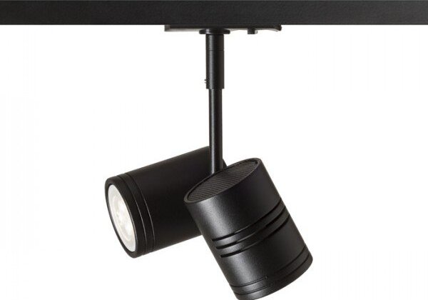 BEEBA II pro jednookr. lištu černá 230V GU10 2x35W - RED - DESIGN RENDL