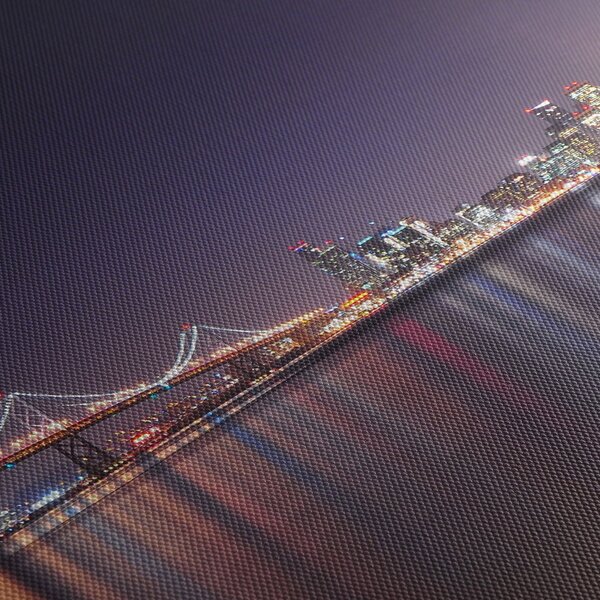 Obraz pohledu na San Francisco, California (210x100 cm)
