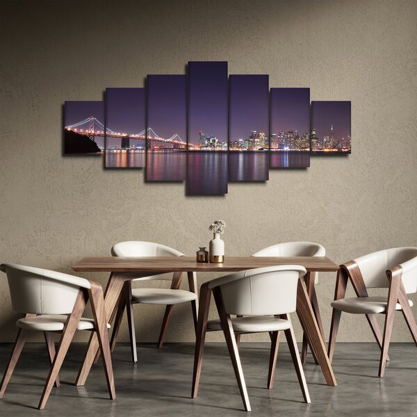 Obraz pohledu na San Francisco, California (210x100 cm)