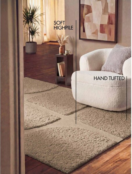 Béžový ručně tkaný koberec 120x180 cm Lambeth Jasper – Ted Baker