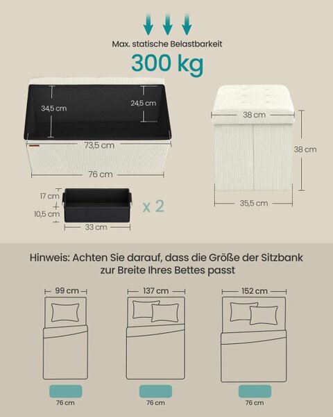 Lavička s víkem LSF603W01