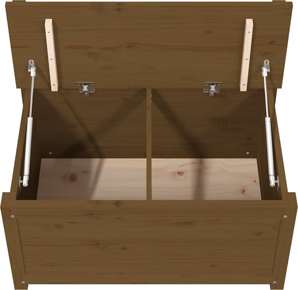 VidaXL Lavice masivní borové dřevo [823552] Barva: Přírodní, Velikost: 110 x 41 x 76.5 cm