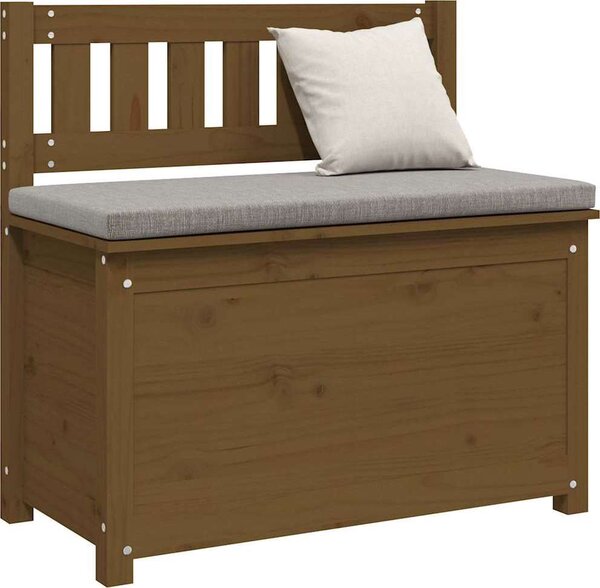 VidaXL Lavice masivní borové dřevo [823552] Barva: Přírodní, Velikost: 110 x 41 x 76.5 cm