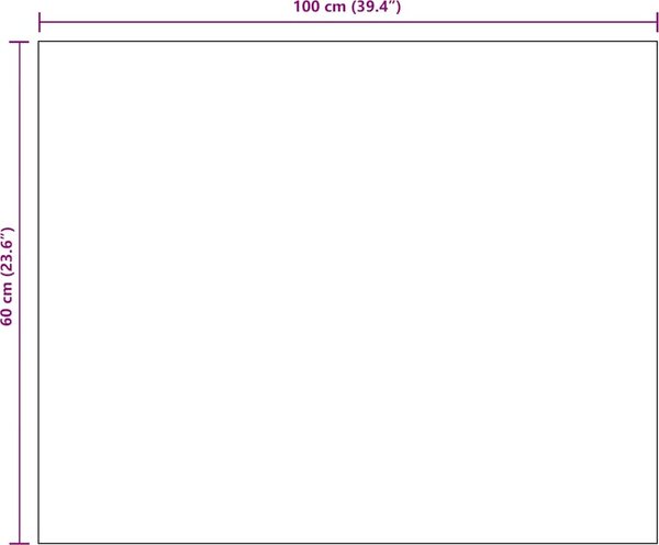 VidaXL Nástěnné zrcadlo sklo obdélníkové [283647] Velikost: Φ 50 cm