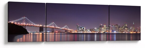 Obraz pohledu na San Francisco, California (170x50 cm)