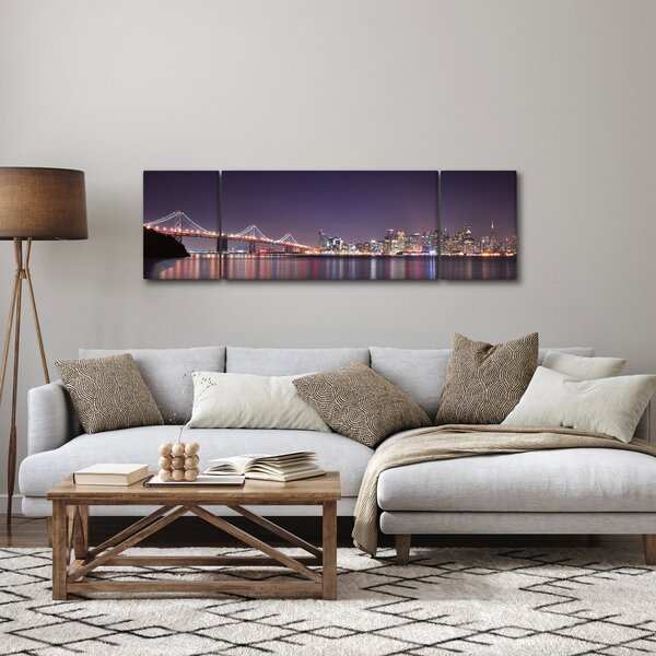 Obraz pohledu na San Francisco, California (170x50 cm)