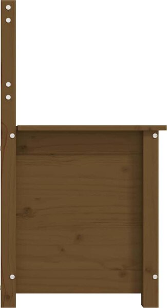VidaXL Lavice masivní borové dřevo [823552] Barva: Přírodní, Velikost: 110 x 41 x 76.5 cm