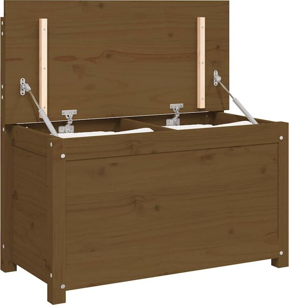 VidaXL Lavice masivní borové dřevo [823552] Barva: Přírodní, Velikost: 110 x 41 x 76.5 cm