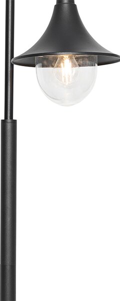 Klasická venkovní lampa černá 125 cm IP44 - Daphne