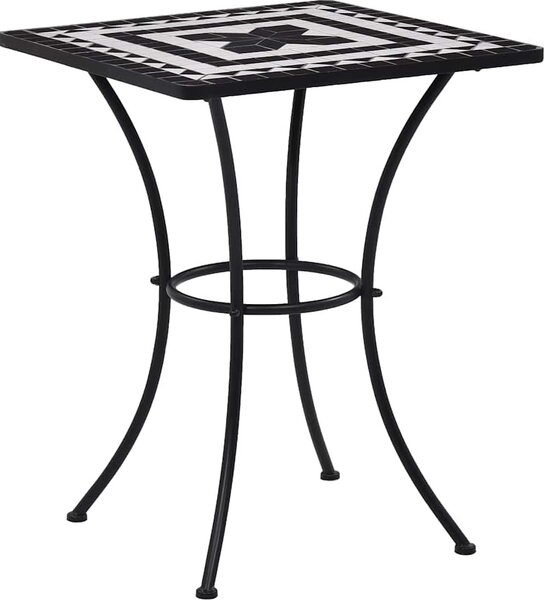 VidaXL Mozaikový bistro stolek Ø keramika [4003399] Barva: Modrá, Velikost: 60 x 70 cm