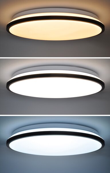 SOLIGHT LED osvětlení s dálkovým ovladačem Jamil, 48W, 3360lm, 40cm, CCT