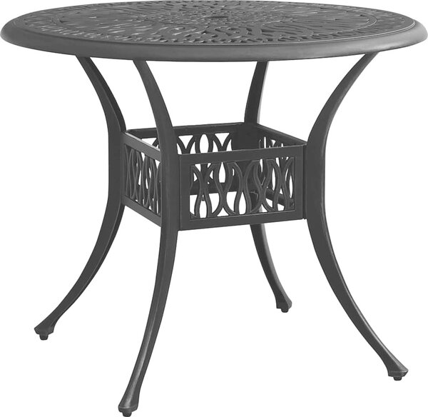 VidaXL Zahradní stůl litý hliník [315583] Barva: Bílá, Velikost: 78 x 78 x 72 cm