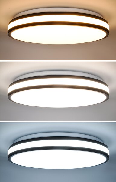SOLIGHT LED osvětlení s dálkovým ovladačem Laskos, 48W, 3360lm, 39cm, CCT