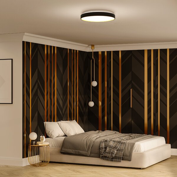 SOLIGHT LED osvětlení s dálkovým ovladačem Cala, 48W, 3360lm, 38cm, CCT