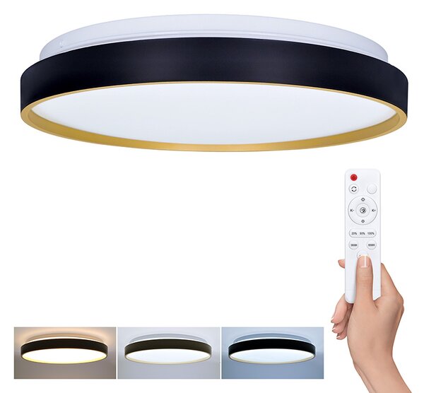 SOLIGHT LED osvětlení s dálkovým ovladačem Cala, 48W, 3360lm, 38cm, CCT