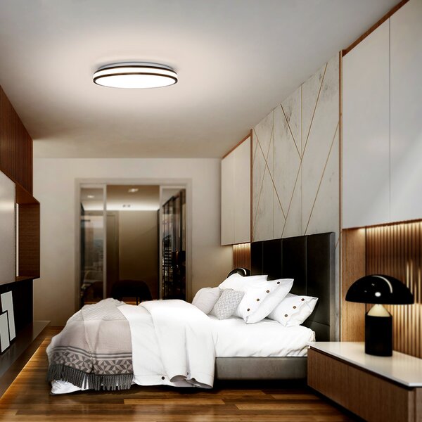 SOLIGHT LED osvětlení s dálkovým ovladačem Laskos, 48W, 3360lm, 39cm, CCT
