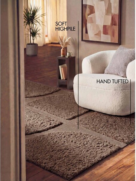 Hnědý ručně tkaný koberec 120x180 cm Lambeth Jasper – Ted Baker