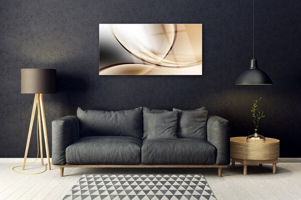 Obraz na skle Abstrakce Moderní Umění 100x50 cm 2 Přívěsky