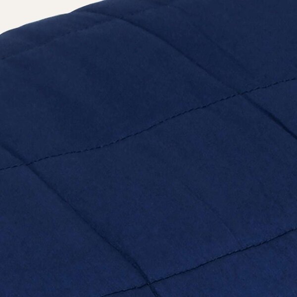 VidaXL Zátěžová deka 135 x 200 cm 6 kg textil [3154795] Barva: Modrá, Velikost: 140 x 200 cm