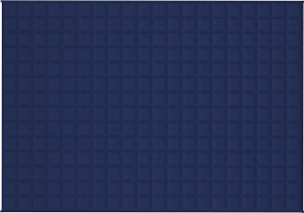 VidaXL Zátěžová deka 135 x 200 cm 6 kg textil [3154795] Barva: Modrá, Velikost: 140 x 200 cm