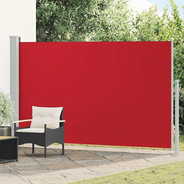 VidaXL Výsuvná boční markýza Obdélníkový Polyester [313404] Barva: Šedá, Velikost: 200 x 300 cm