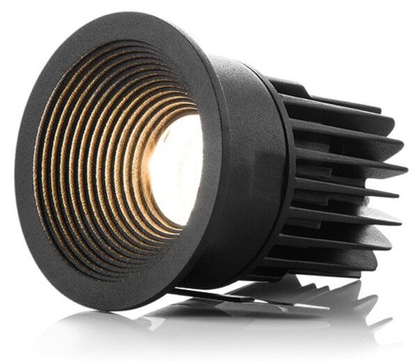 LED2 SPLASH, B 7W 3000K IP54 ZÁPUSTNÉ ČERNÉ 2111033