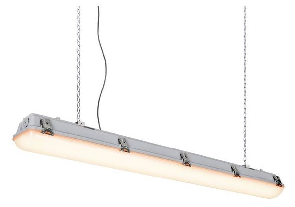 LA 1001314 IMPERVA 120 CW, LED, nástěnné a stropní nástavbové svítidlo, IP66, šedá, 3000K - BIG WHITE (SLV)