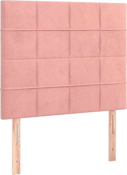 VidaXL Čelo postele s LED samet [3122471] Barva: Tmavě šedá, Velikost: 144 x 5 x 118/128 cm