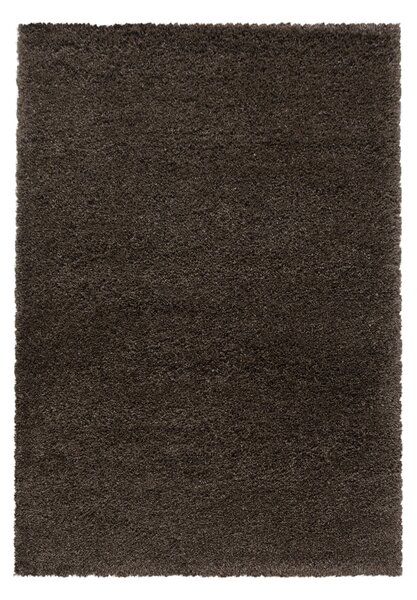 Ayyildiz Kusový koberec FLUFFY 3500, Hnědá Rozměr koberce: 80 x 150 cm