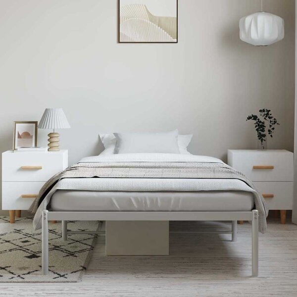 VidaXL Kovový rám postele [350907] Barva: Černá, Velikost: 90 x 190 cm (rám 196 x 95 x 31 cm)