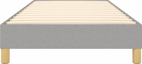 VidaXL Rám postele bez matrací textil, 25 cm [3120590] Barva: Černá, Velikost: 90 x 200 cm (rám 203 x 90 x 25 cm)
