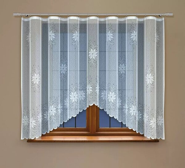 Kusová záclona Afra - 250 x 200 cm (Hotová žakárová záclona)