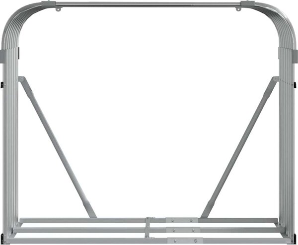 VidaXL Stojan na dřevo pozinkovaná ocel [364553] Barva: antracitová, Velikost: 234 x 45 x 100 cm