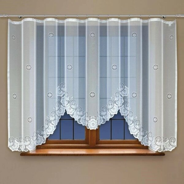 Kusová záclona Frencis - 160 x 300 cm (Hotová žakárová záclona)