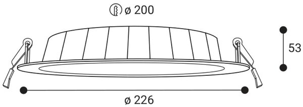 LED2 2460451 Zápustné svítidlo GAMA 23, W 21W 3000K/3500K/4000K bílá