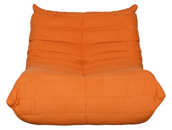 LivinHill Designové křeslo Nua samet oranžové