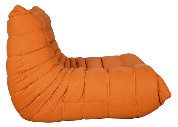 LivinHill Designové křeslo Nua samet oranžové