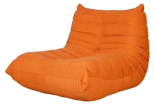LivinHill Designové křeslo Nua samet oranžové