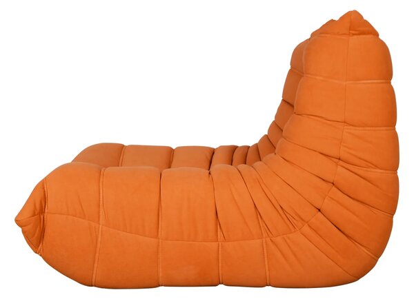 LivinHill Designové křeslo Nua samet oranžové