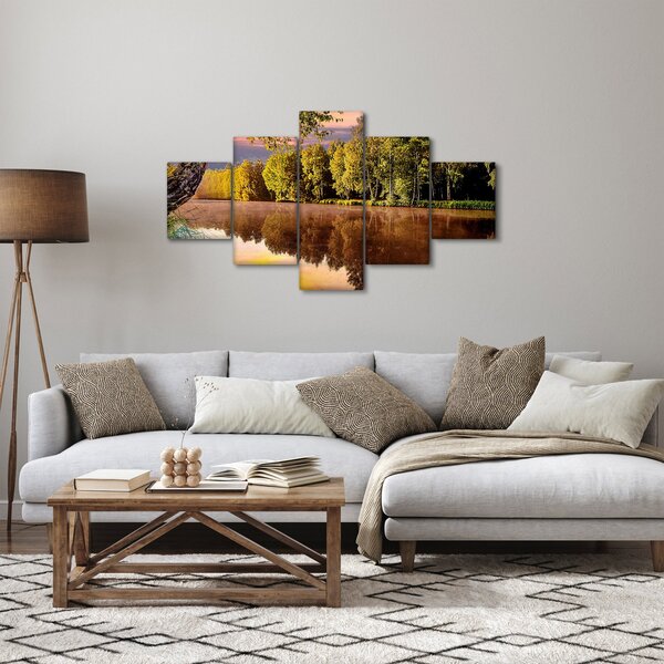 Obraz - Za řekou (125x70 cm)