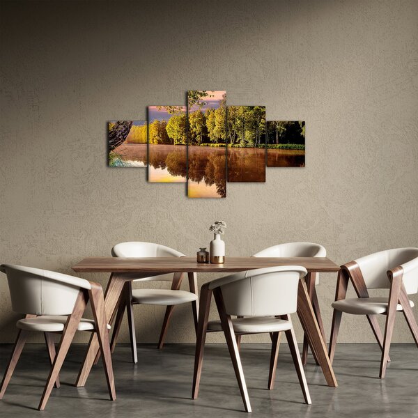 Obraz - Za řekou (125x70 cm)