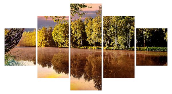 Obraz - Za řekou (125x70 cm)