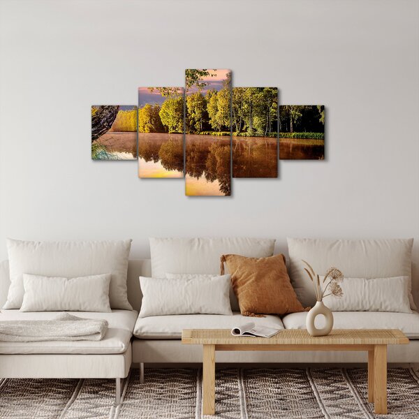 Obraz - Za řekou (125x70 cm)