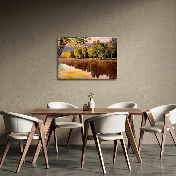 Obraz - Za řekou (70x50 cm)