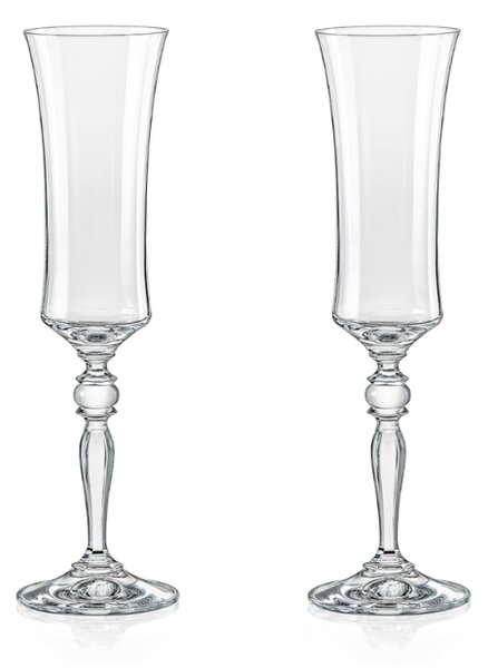 Crystalex sklenice na šampaňské Grace 190 ml 2KS