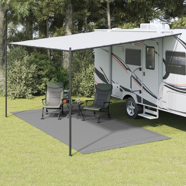 VidaXL Koberec ke stanu [4008444] Barva: antracitová, Velikost: 4 x 2.5 m